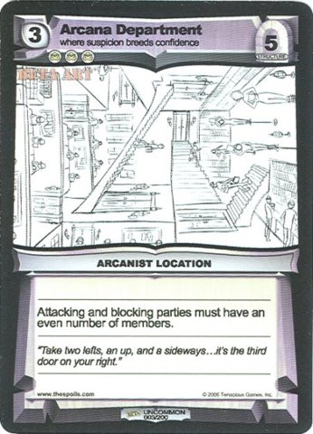 Arcana Department